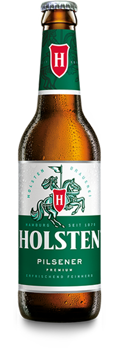 Eiskalte Flasche Holsten Pilsener