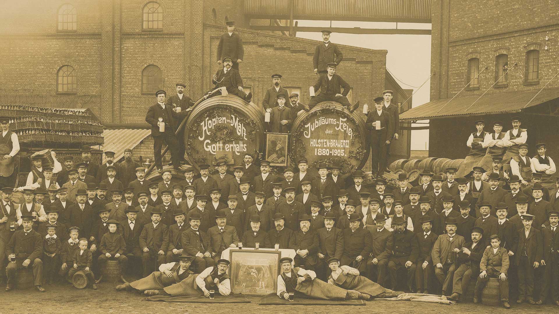 Jubiläumsfeier Holstenbrauerei aus dem Jahr 1905