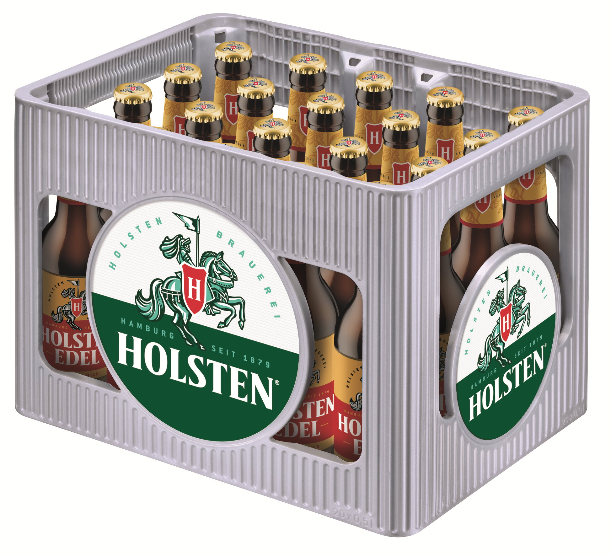 Holsten Edel Bier im 20x0,5 Liter Flasche Kasten