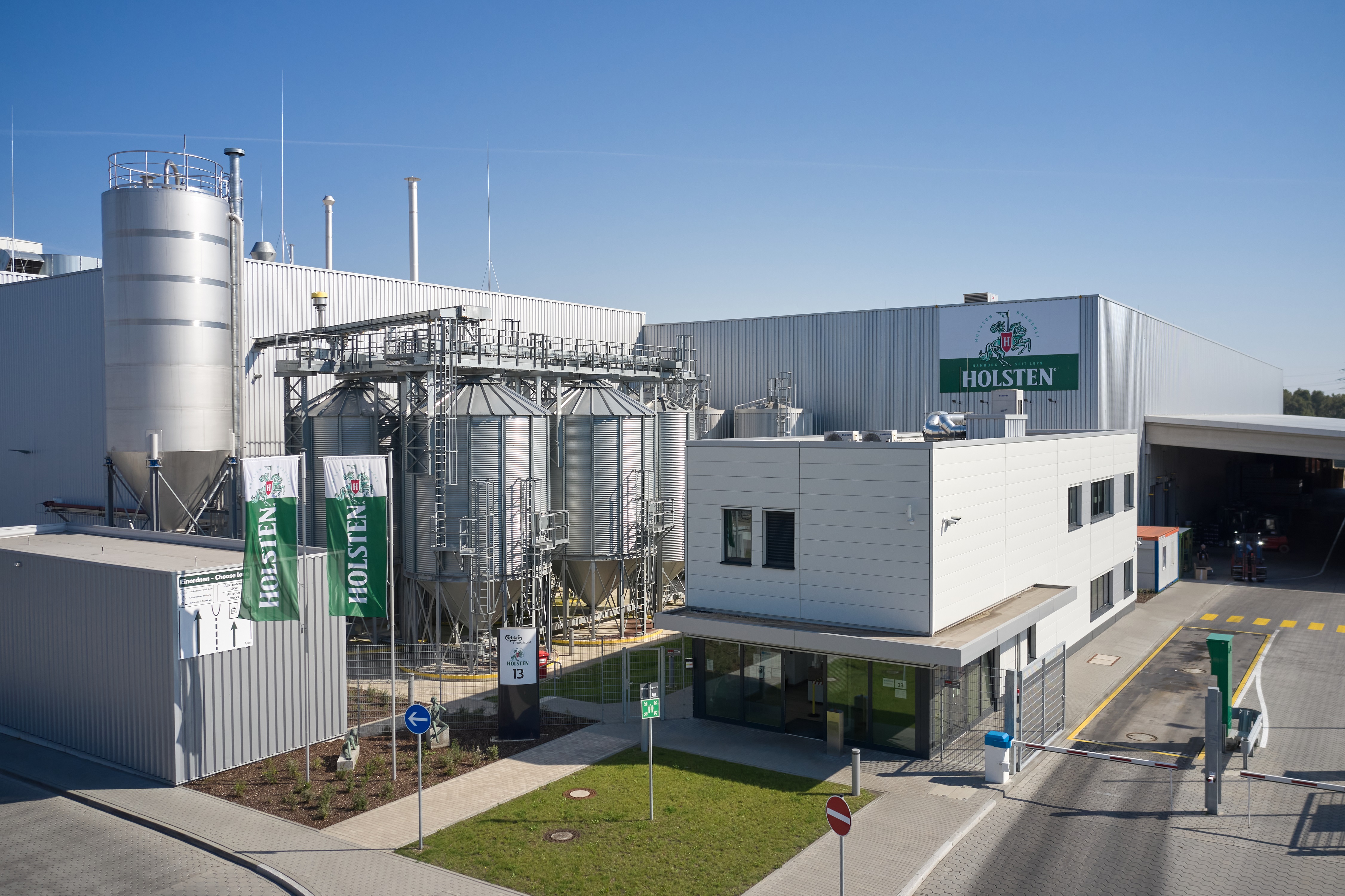 Neue moderne Holstenbrauerei in Hamburg Hausbruch